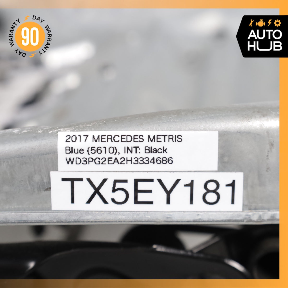 16-23 Mercedes W447 Metris Front Left Manual Seat Rail Track Frame OEM 46k - photo 10