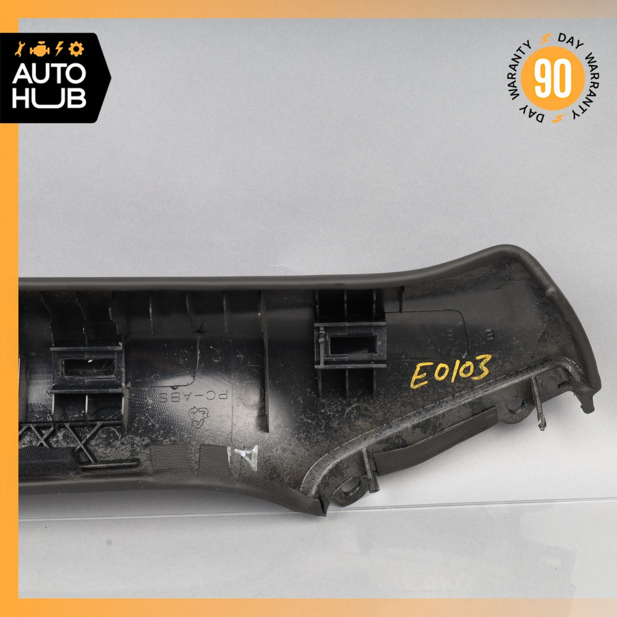 12-18 Bentley Continental GTC Front Right Side A-Pillar Trim Cover Black OEM - photo 8