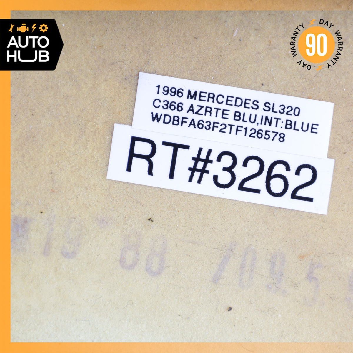 96-02 Mercedes R129 SL320 SL500 Left Knee Panel Under Dashboard Dash Blue OEM - photo 12