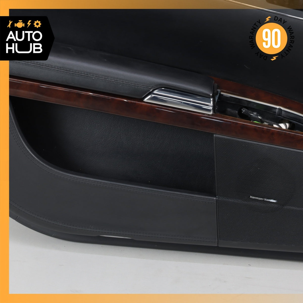 07-09 Mercedes W221 S600 Front Left Driver Side Door Panel Exclusive Black OEM - photo 6
