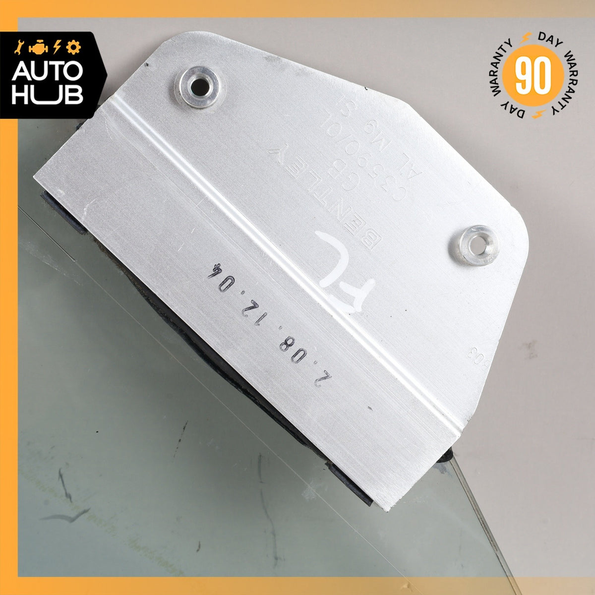 03-10 Bentley Continental GT Front Left Side Door Vent Window Glass OEM - photo 3