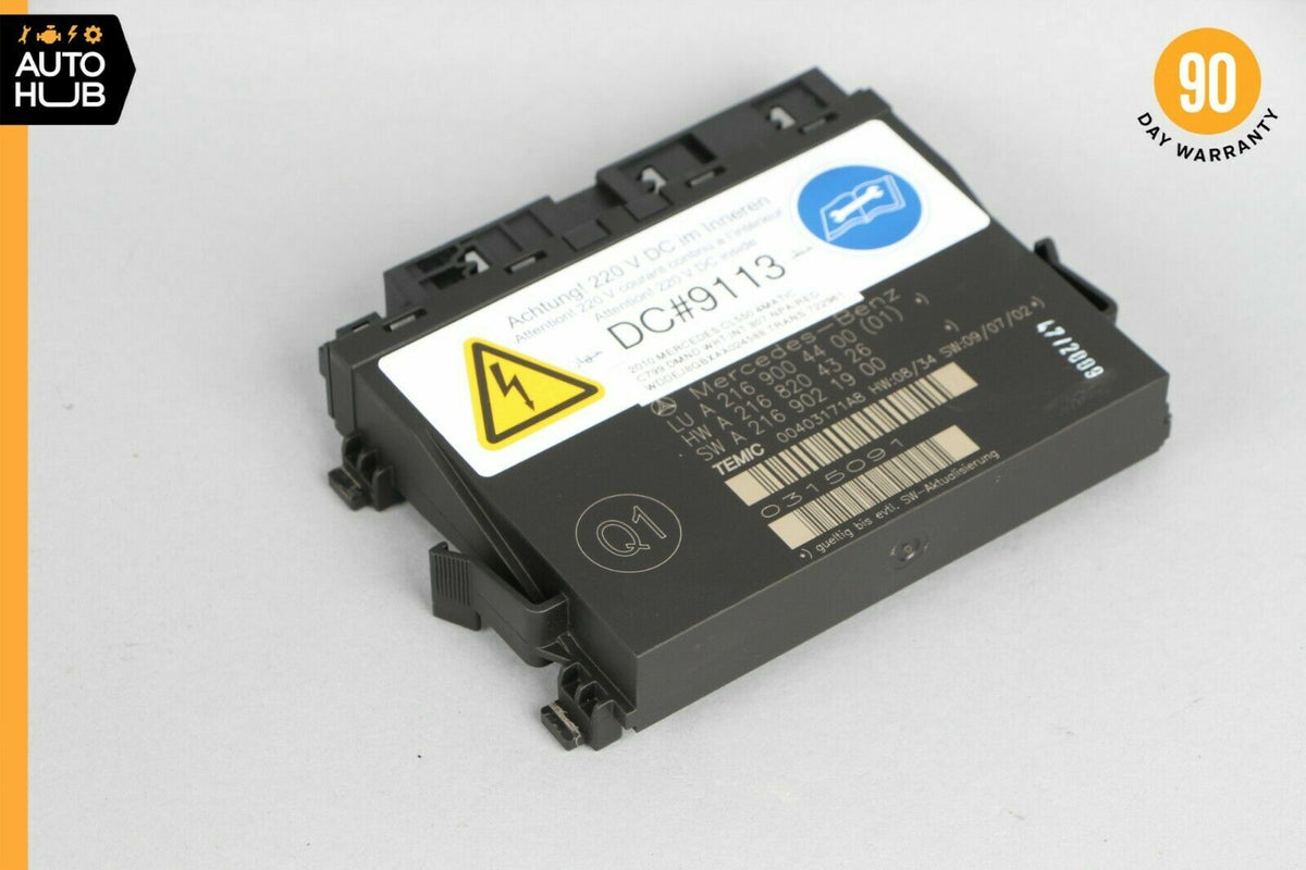 07-10 Mercedes W216 CL550 S63 Front Left or Right Seat Contour Control Module - photo 1