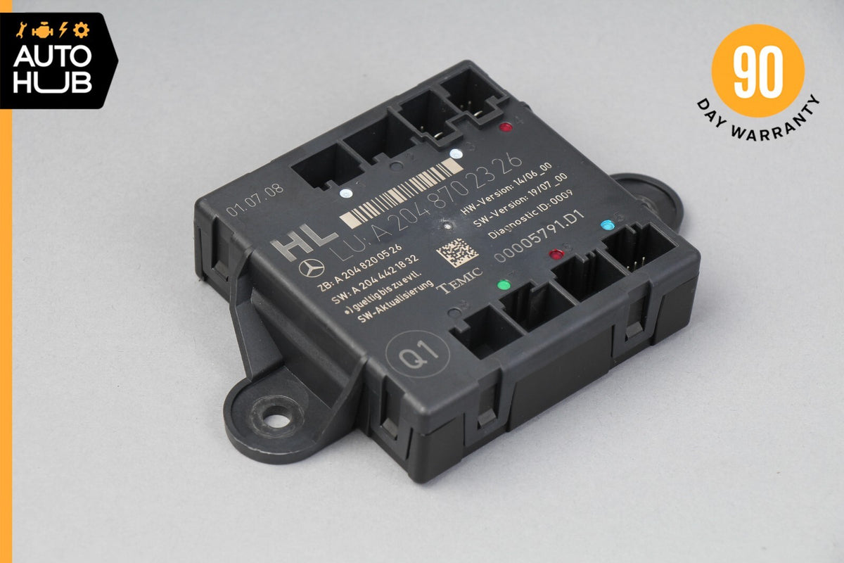 08-18 Mercedes W204 C300 CLS550 GLK350 Rear Left Side Door Control Module OEM - photo 1