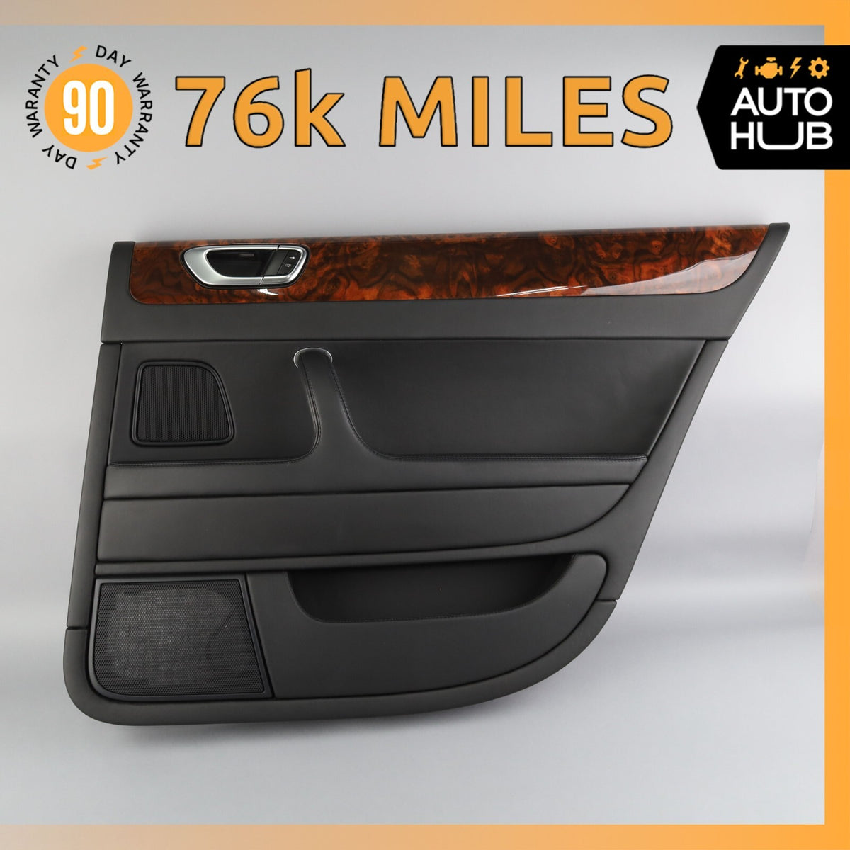 Bentley Continental Flying Spur Rear Right Side Interior Door Panel OEM 76k - photo 1