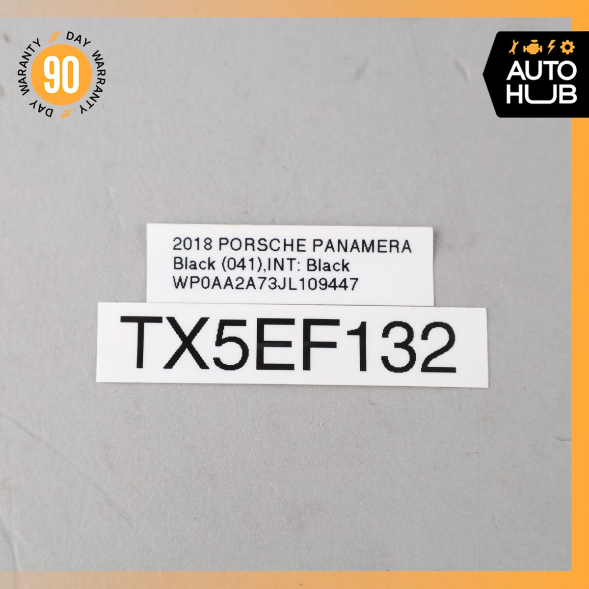 17-23 Porsche Panamera 971 Rear Left Seat Bolster Airbag Black OEM 87k - photo 13