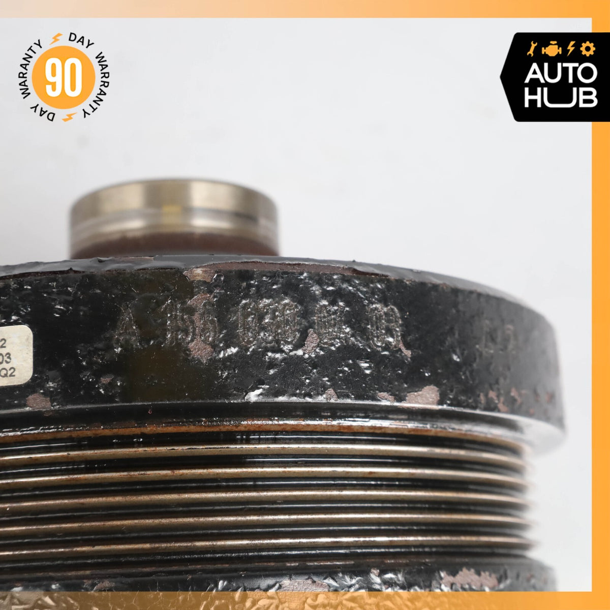 07-15 Mercedes W164 ML63 E63 SLS AMG Crank Shaft Pulley Harmonic Dampener OEM - photo 11