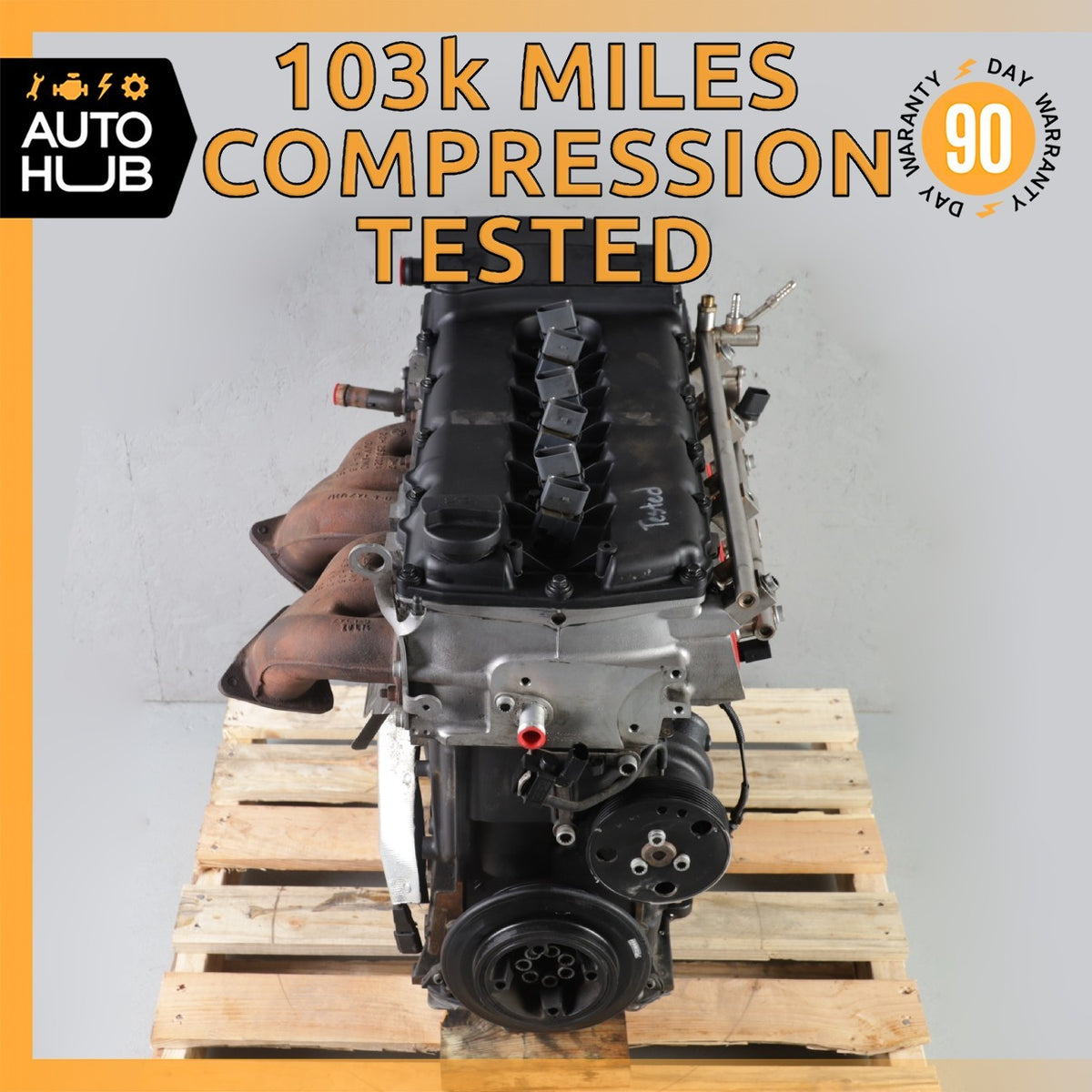 11-18 Porsche Cayenne 958 VR6 3.6L Engine Motor Assembly CEYA OEM 103k - photo 1