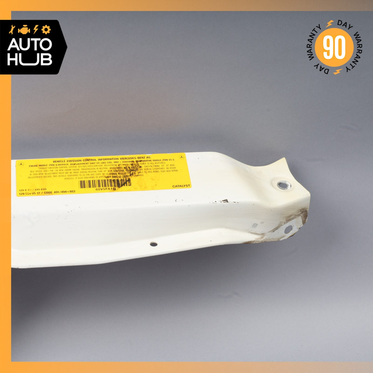 90-02 Mercedes R129 600SL SL500 500SL 300SL Upper Radiator Support Tie Bar OEM - photo 2