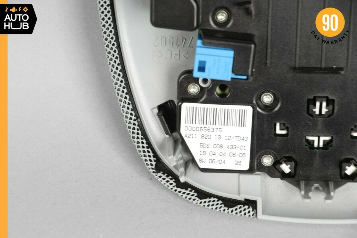 03-09 Mercedes W211 E55 E350 E500 Rear Overhead Dome Light Gray 2118201812 OEM - photo 9