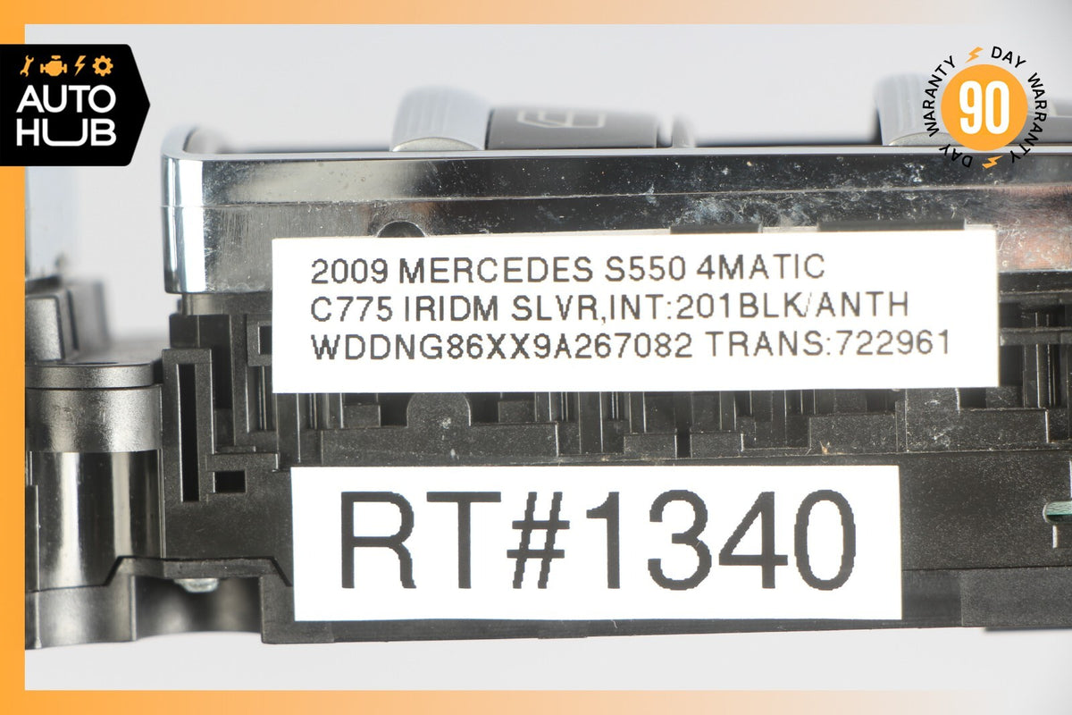 09-13 Mercedes W221 S550 S400 S450 Left Driver Master Window Switch Control OEM - photo 11