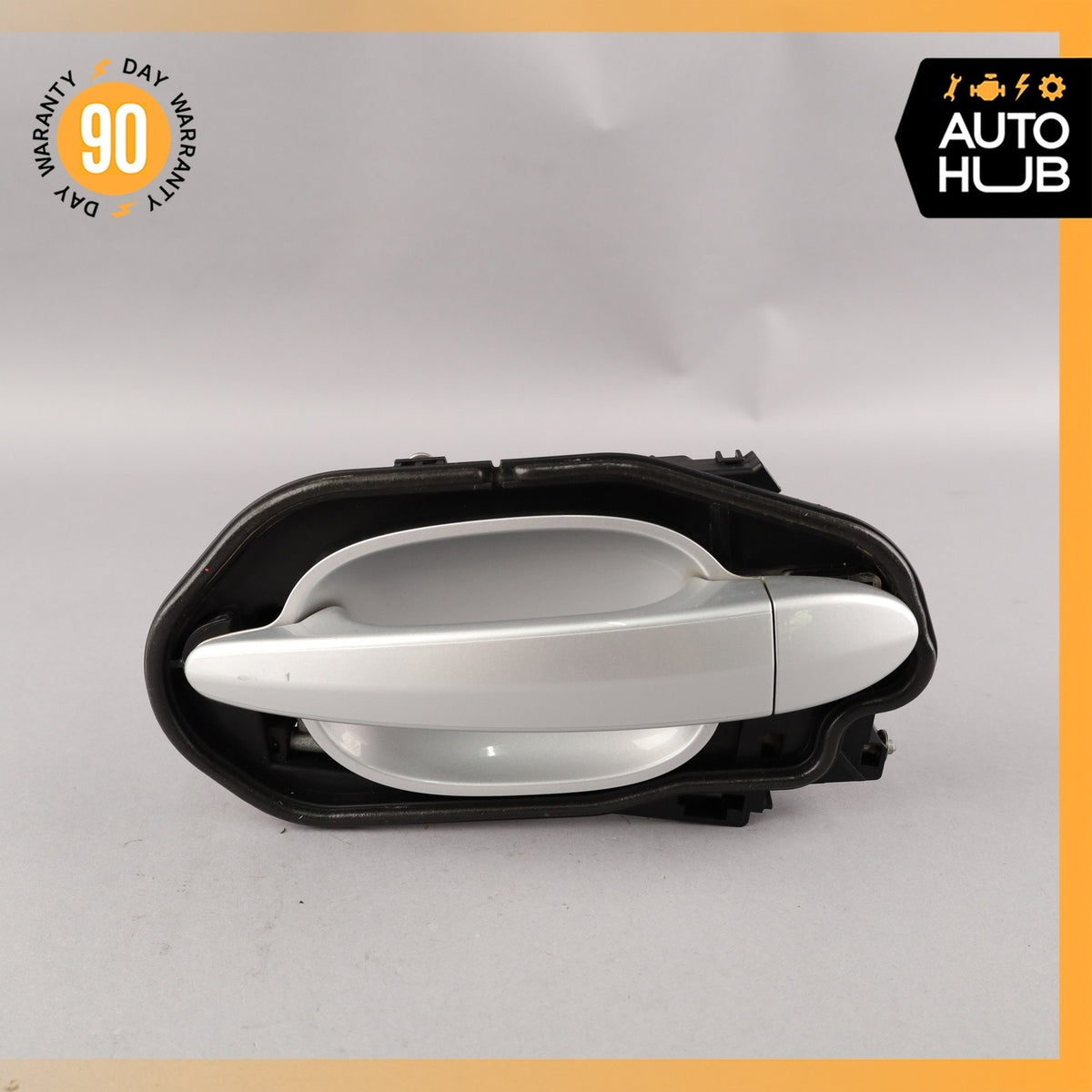 04-10 BMW E60 535i 528i 550i Front Right Exterior Door Handle Silver OEM - photo 1