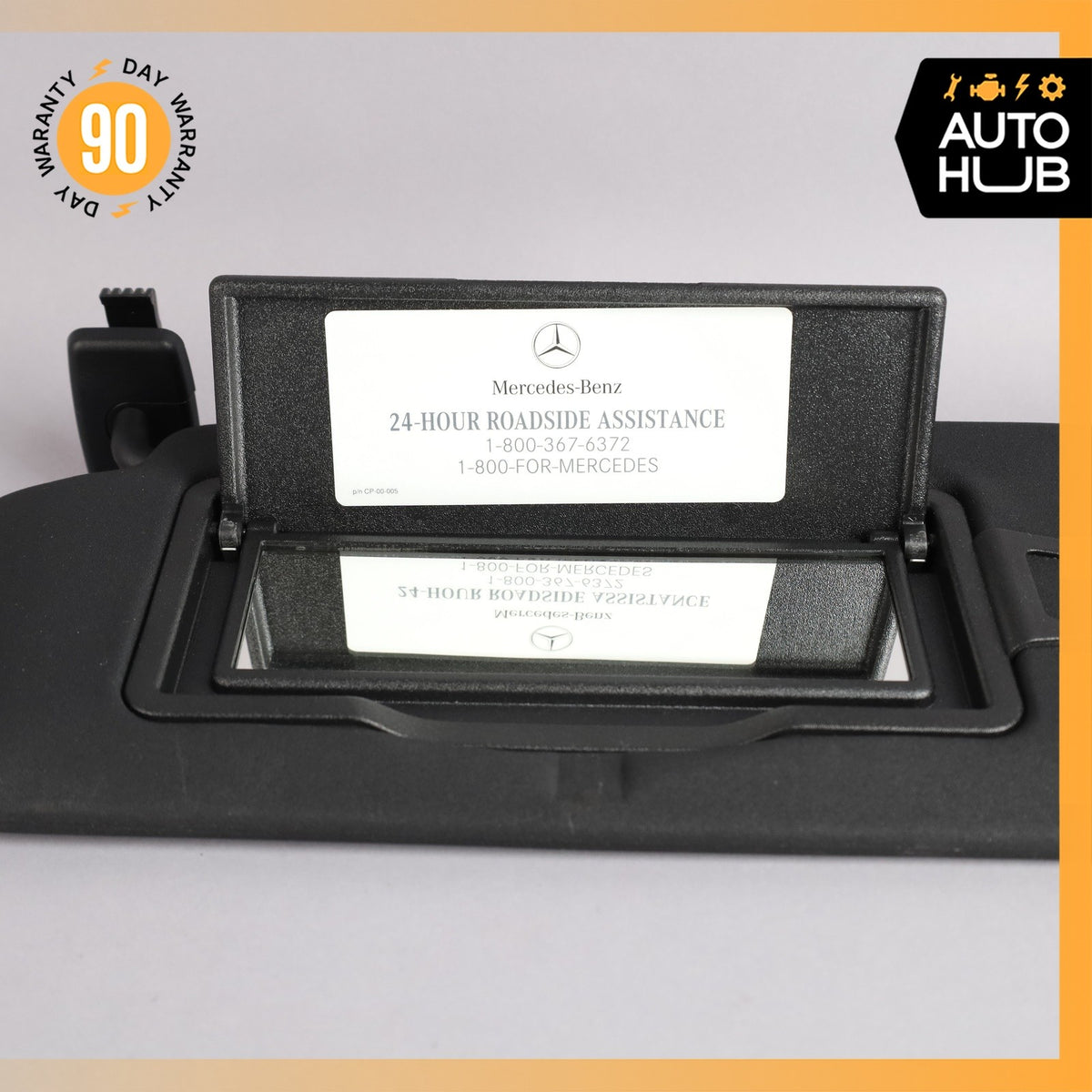 Mercedes W207 E400 C350 Coupe Left Side Sun Visor Shade Sunvisor Black OEM - photo 6