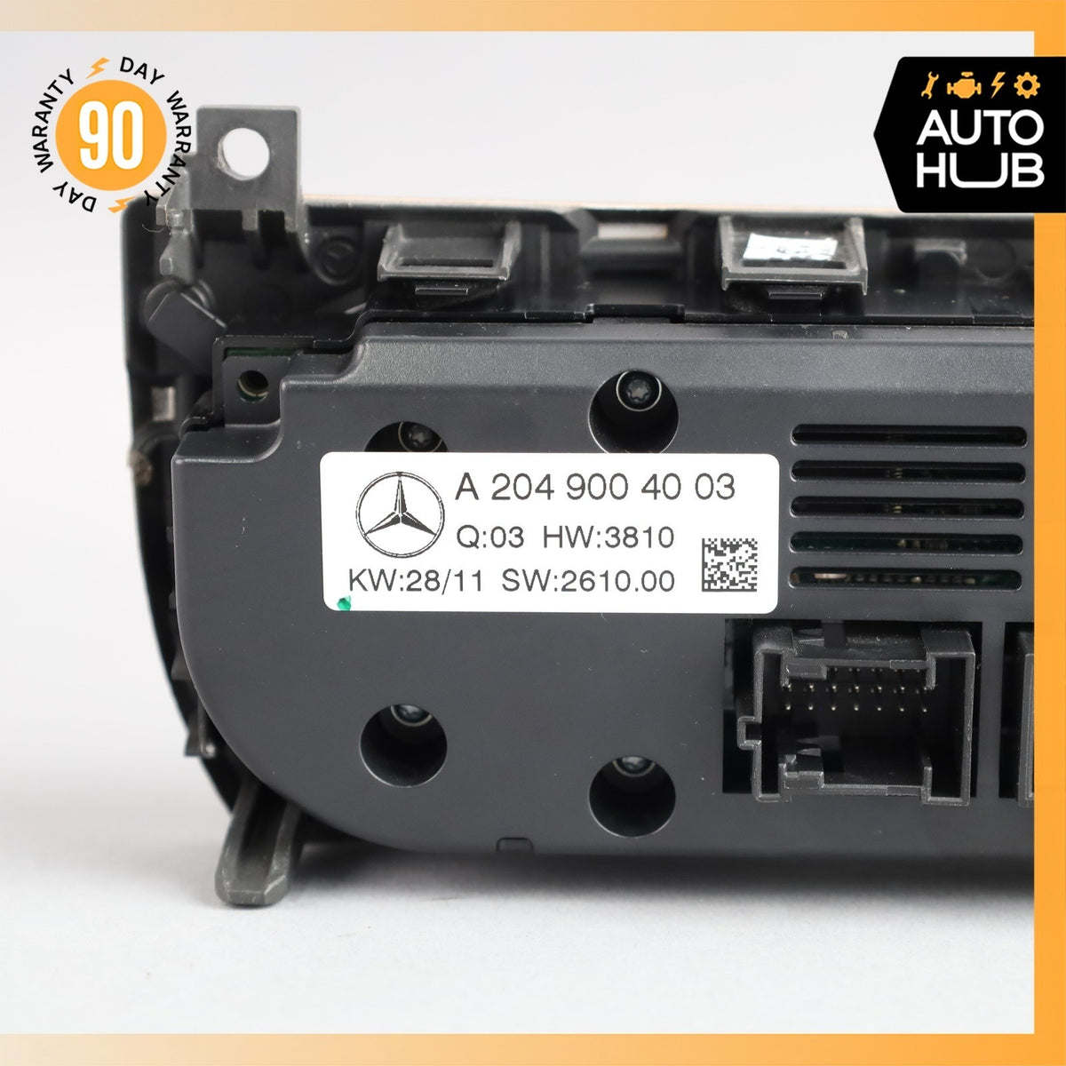 Mercedes W218 CLS550 AC A/C Heater Climate Control w/ Trim 2049004003 OEM - photo 16