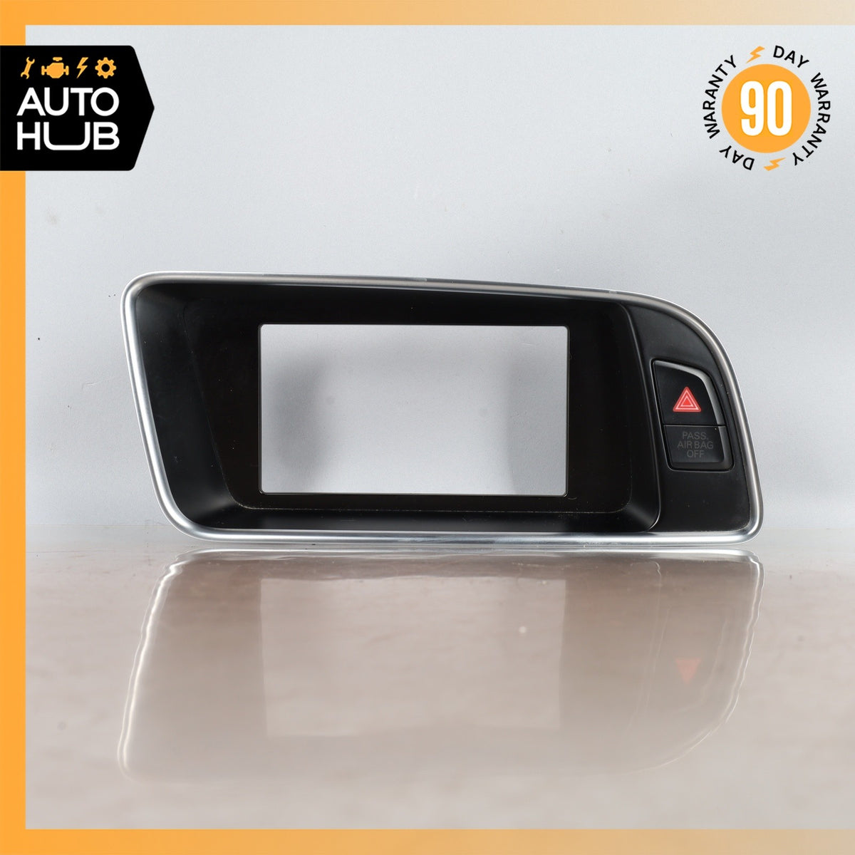 09-12 Audi 8R Q5 Dashboard Display Screen Trim Bezel Cover OEM - photo 1