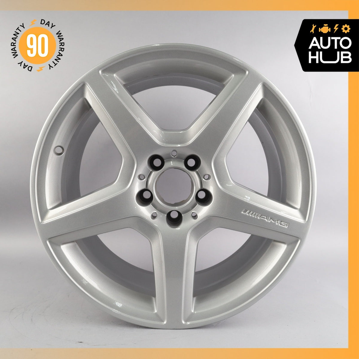 Mercedes W211 E350 E55 CLS55 AMG 9 x 18 18" Rear Wheel Rim 2114016702 OEM - photo 2