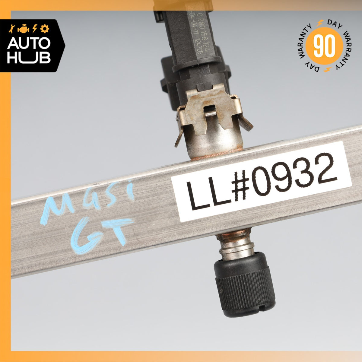 Maserati GranTurismo M145 Fuel Injection Rail Line w/ Injectors Left Side OEM - photo 15