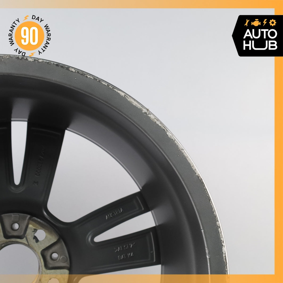 BMW F30 335i 340i 430i 8.5 x 19 19" Style 442 Rear Wheel Rim Polished Gray OEM - photo 10