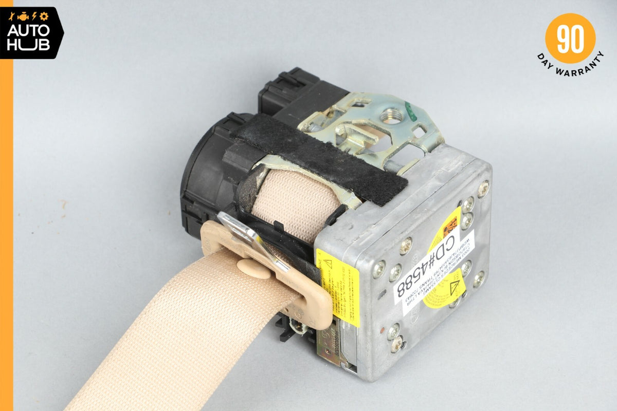 02-06 Mercedes W215 CL55 AMG CL500 Seat Belt Retractor Front Right Beige OEM - photo 4