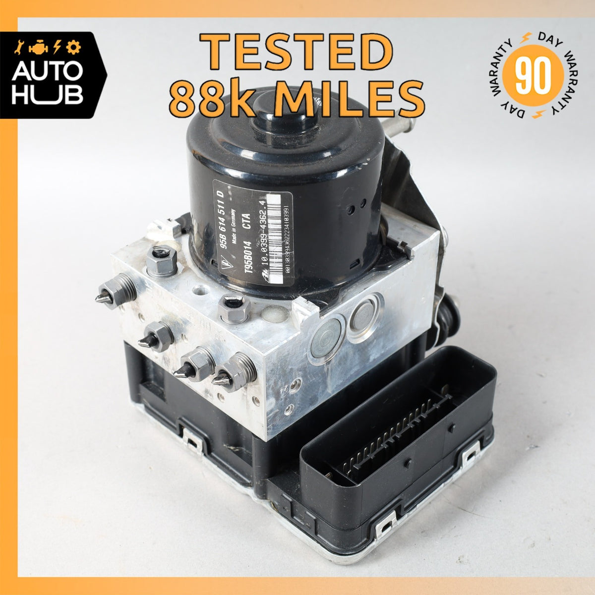 15-16 Porsche Macan 95B ABS Hydraulic Pump Control Module 95B614511D OEM 88k - photo 1