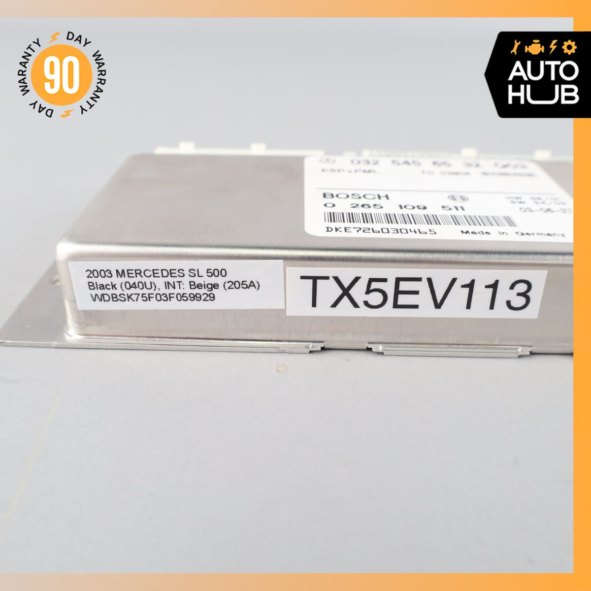 03-06 Mercedes R230 SL500 E500 SL55 AMG ABS Anti Brake Module ESP Control OEM - photo 9