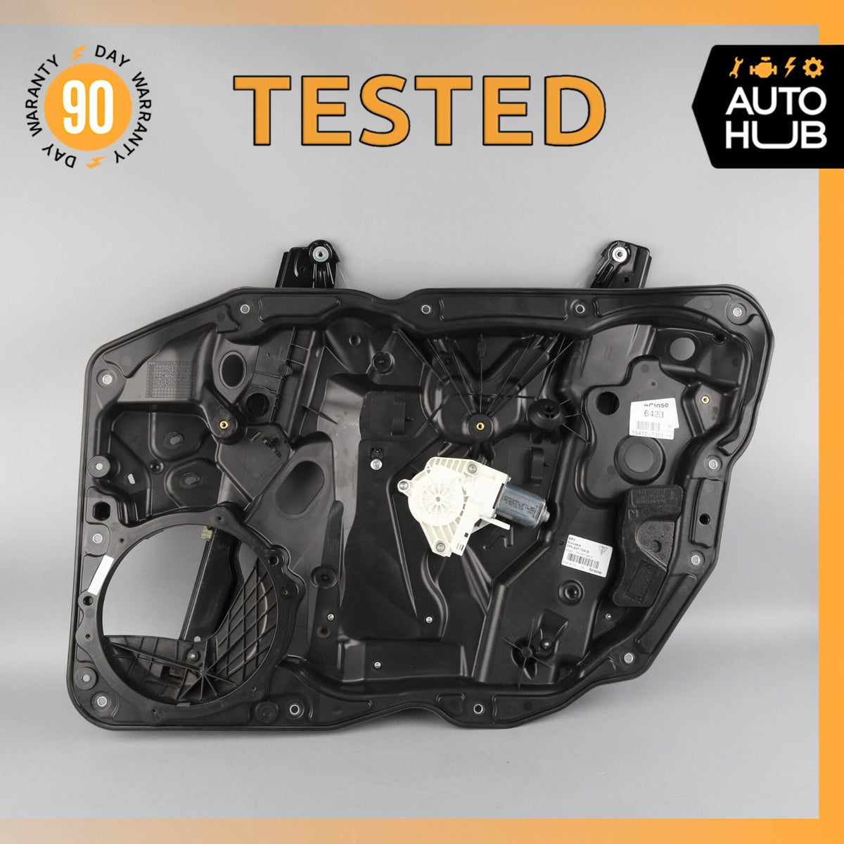 11-18 Porsche Cayenne 958 GTS Front Right Side Door Window Regulator OEM - photo 1