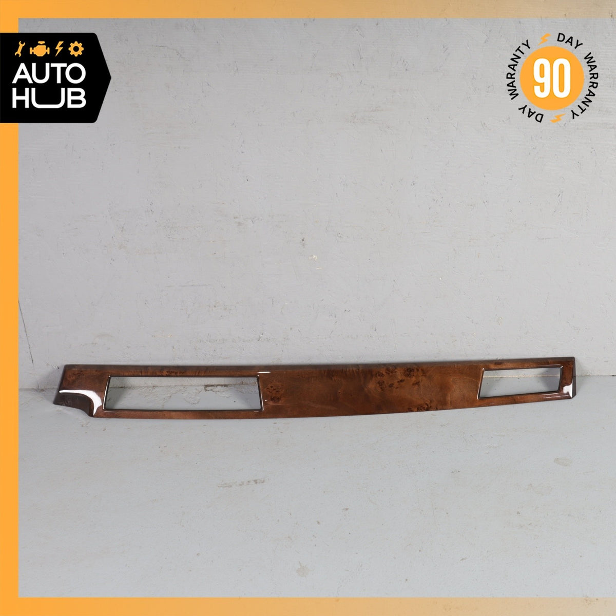 08-10 BMW E60 528i 535i Dashboard Center Cover Panel Trim Molding OEM 78k - photo 2