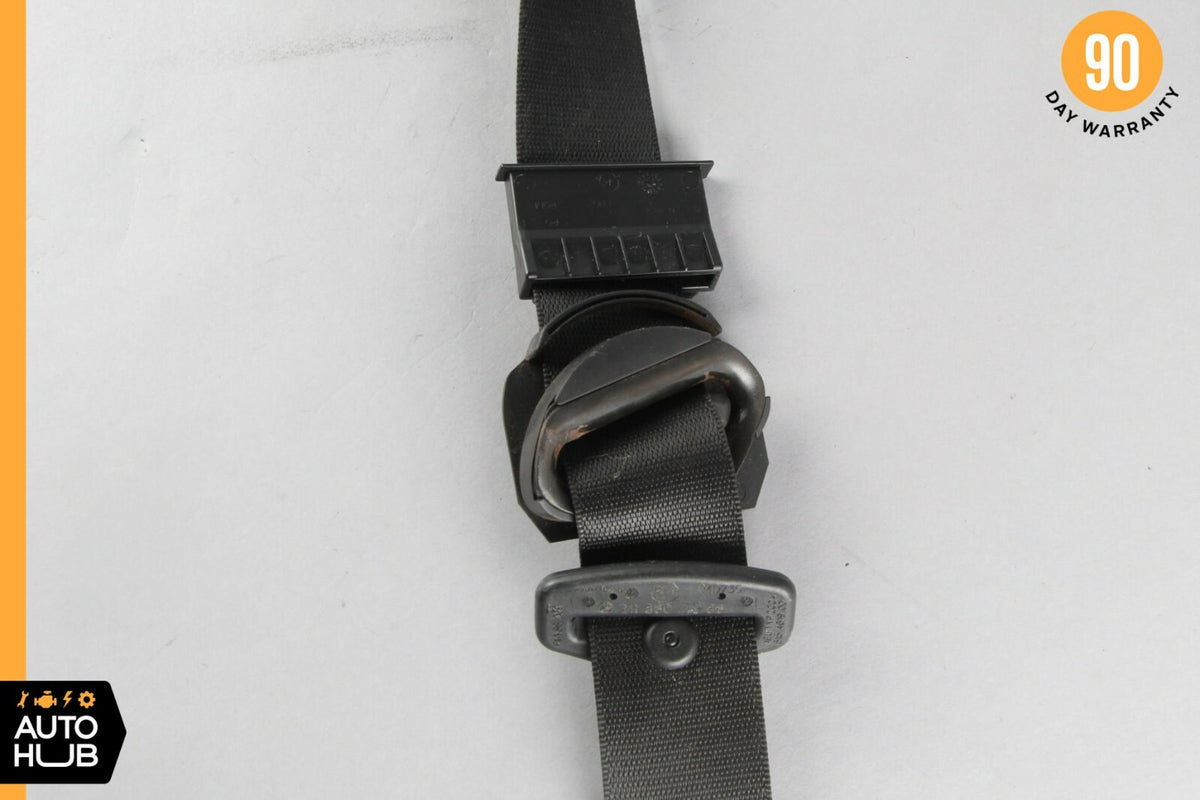 07-09 Mercedes W211 E350 E550 E63 Front Left Driver Side Seat Belt Black OEM - photo 8