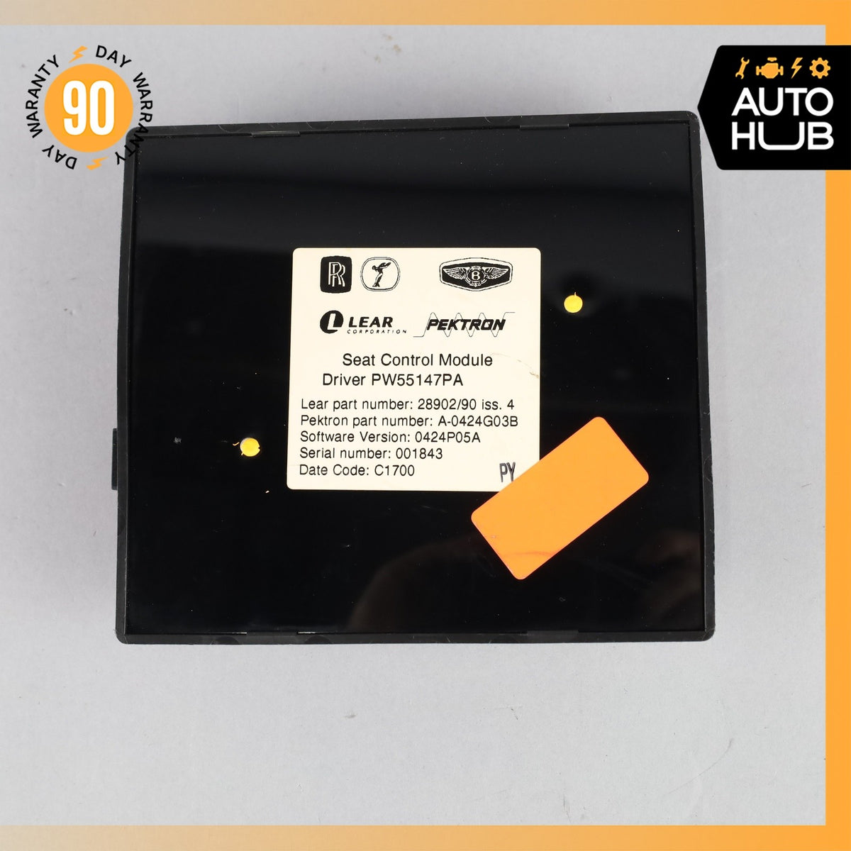 Bentley Arnage / Silver Seraph Front Left Driver Side Seat Control Module OEM - photo 3