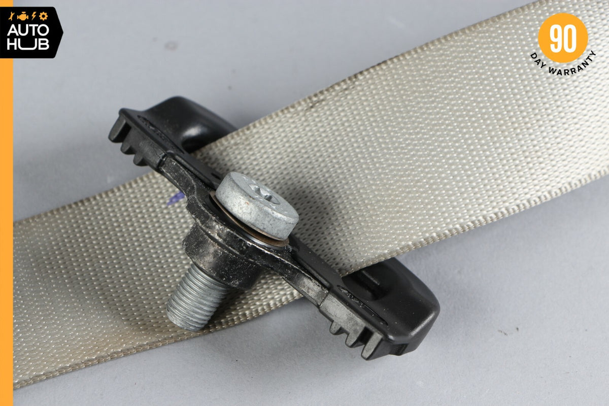 10-13 Mercedes W221 S400 S550 Rear Right Passenger Side Seat Belt Gray OEM - photo 7