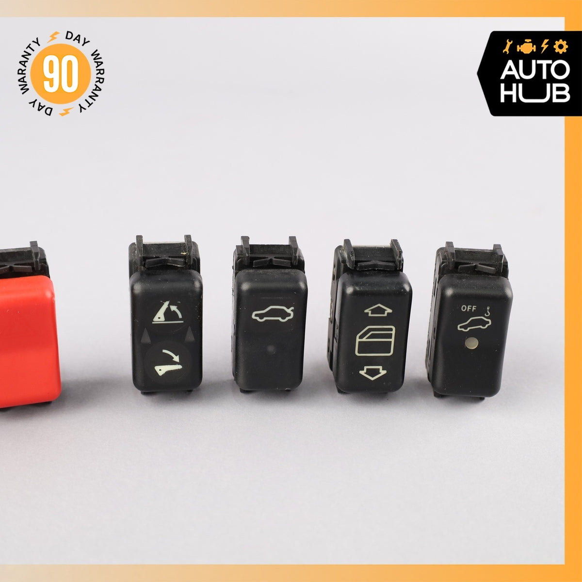 Mercedes R129 SL500 SL320 Center Console Control Switch Buttons Set OEM - photo 4