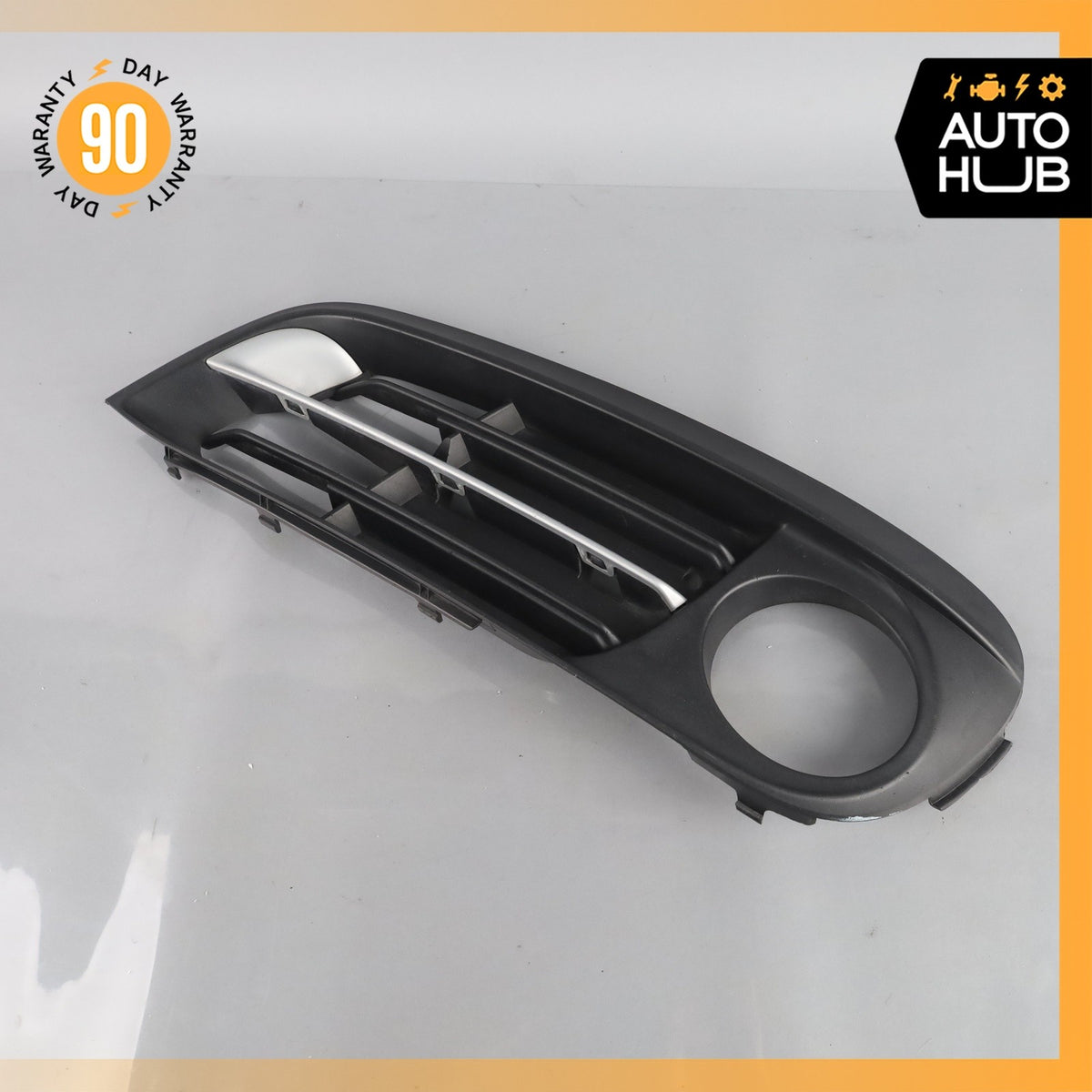 14-16 BMW F10 528i 535i Front Left Bumper Fog Light Grille 51117331735 OEM - photo 2