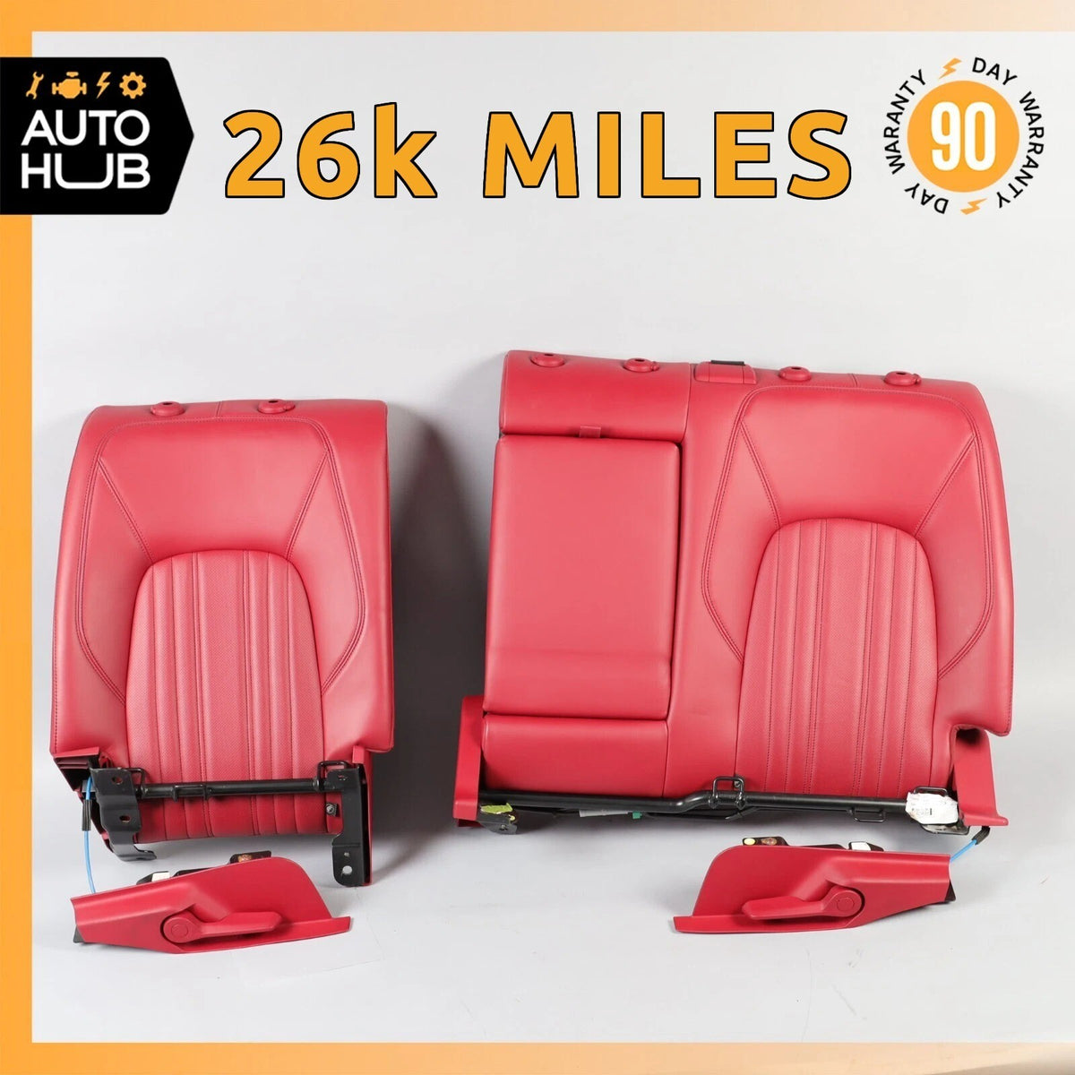 17-22 Maserati Levante S M161 Rear Left & Right Seat Cushion Top Upper OEM 26k - photo 1