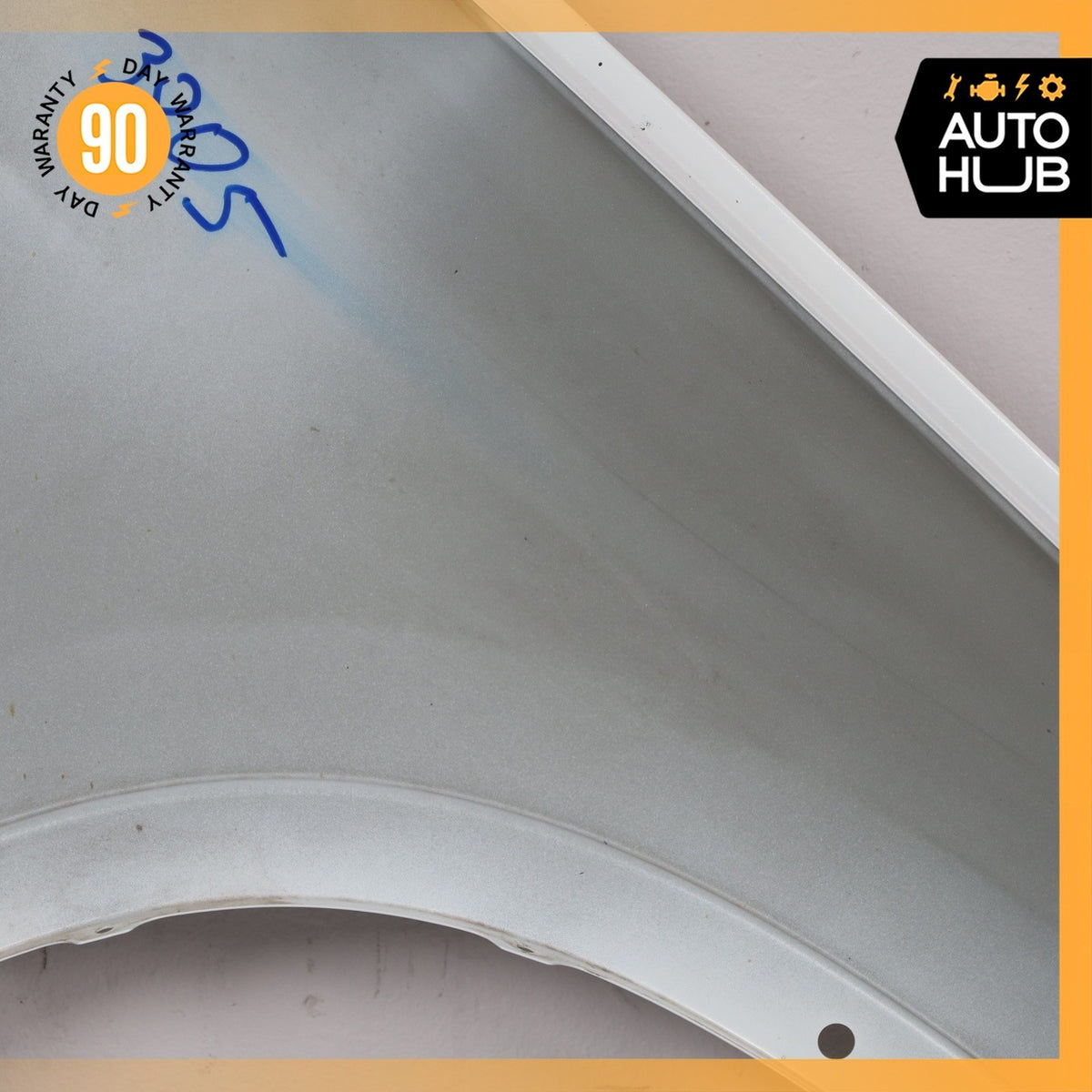 13-15 BMW E84 X1 Left Driver Side Fender Assembly White OEM - photo 10