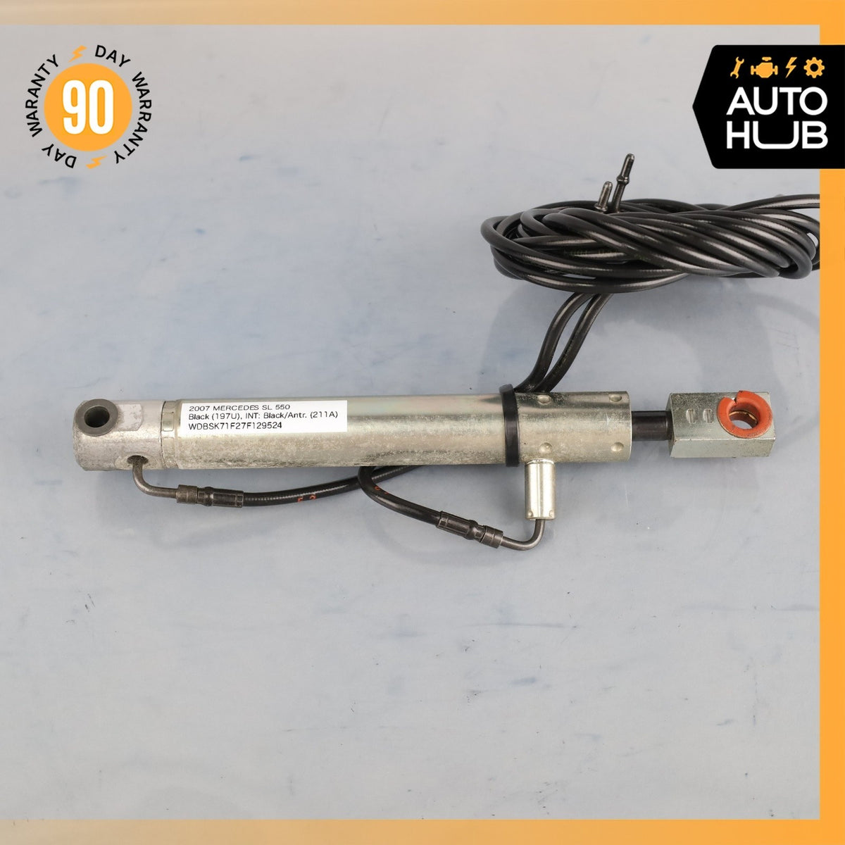 Mercedes R230 SL550 SL55 Convertible Top Main Drive Lift Cylinder Right Side OEM - photo 4