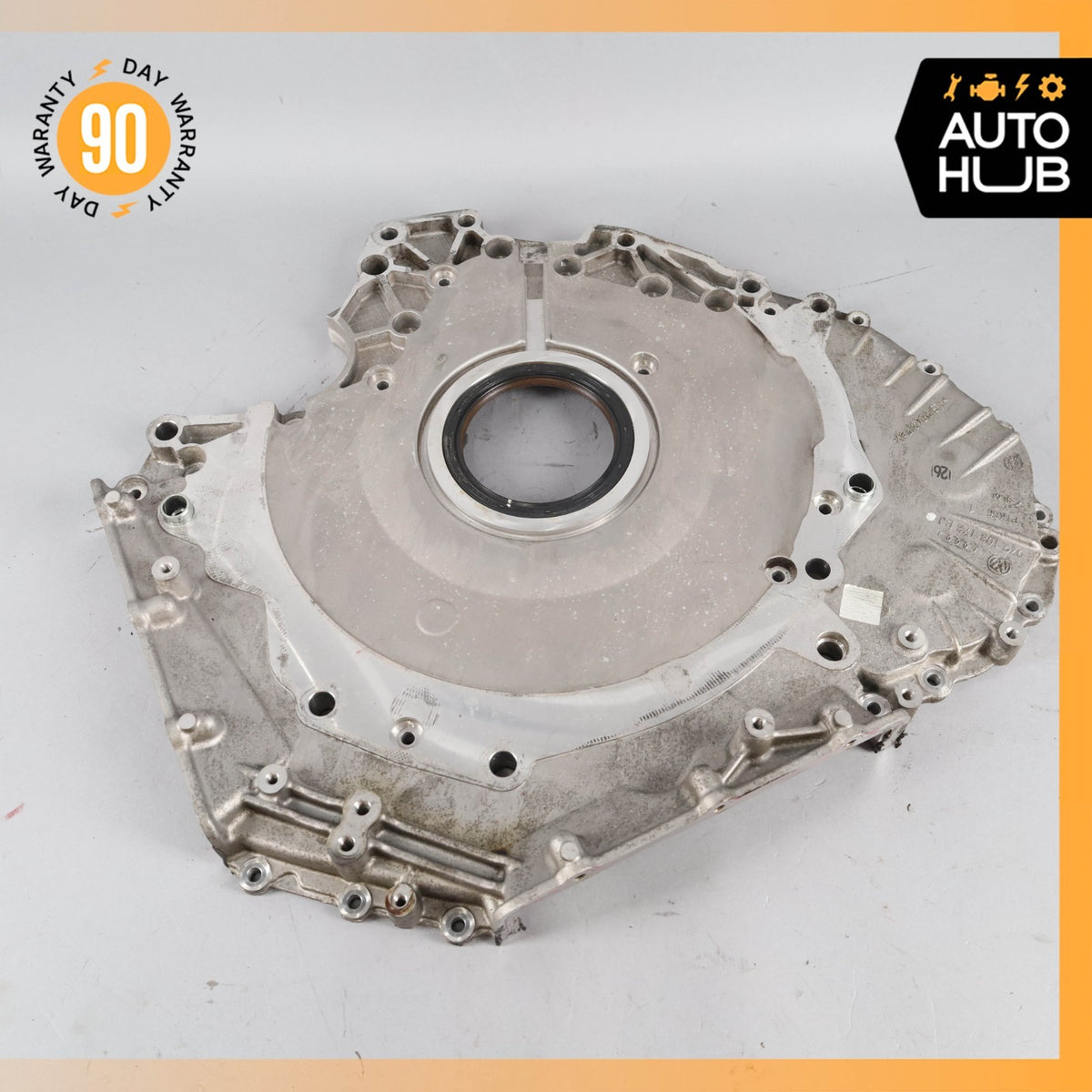 Audi C7 S6 4.0L Engine Timing Chain Cover Plate 079103173BJ OEM - photo 1