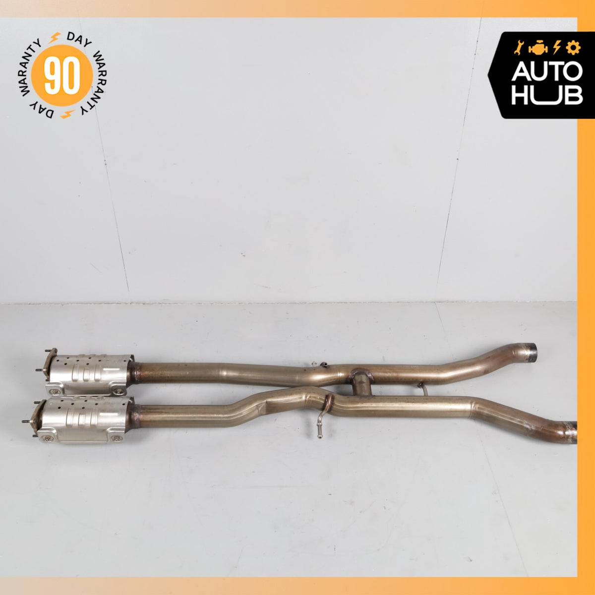Bentley Continental GTC 6.0L Middle Mid Pipe Exhaust Downpipe Left & Right 63k - photo 4