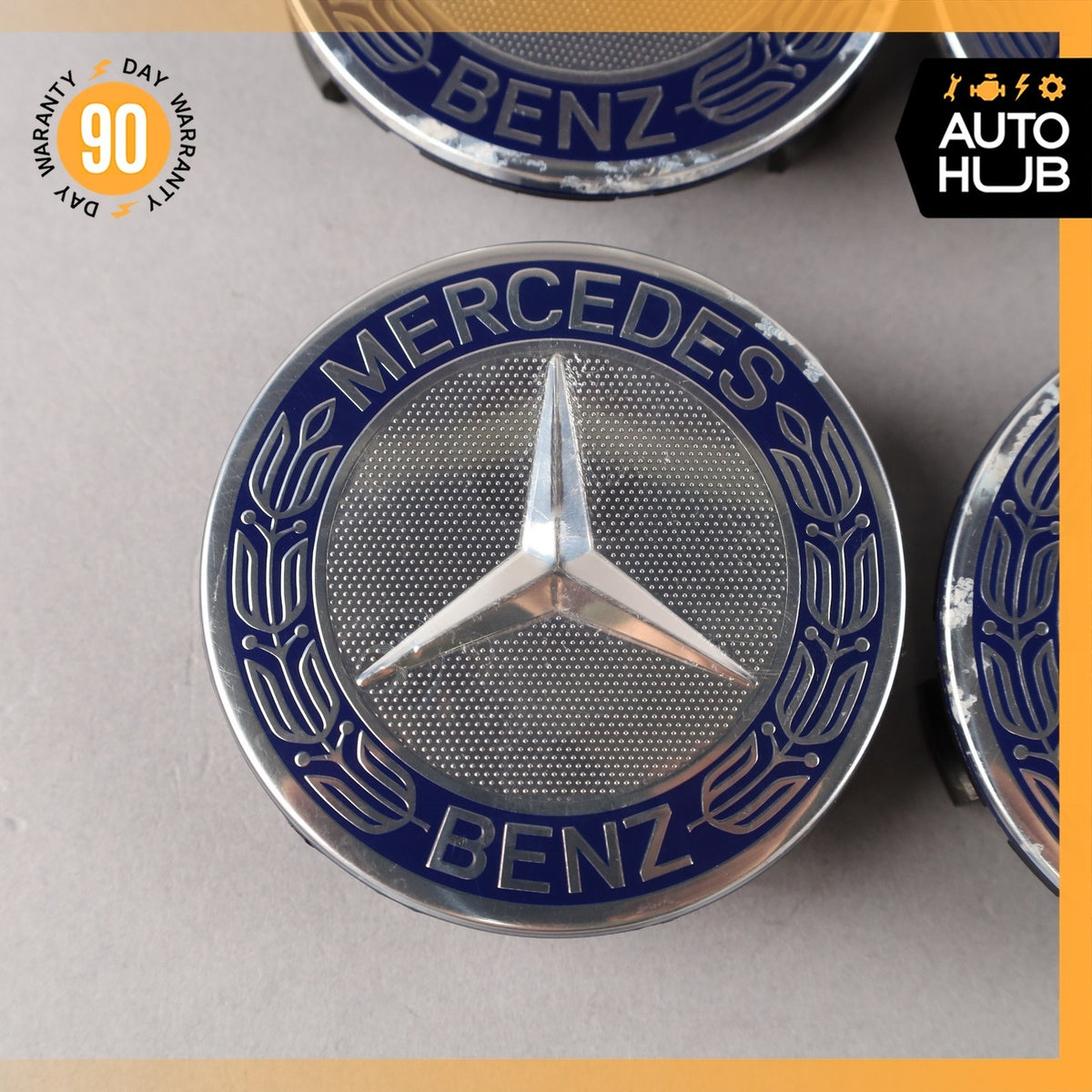 Mercedes R171 SLK350 Wheel Center Cap Cover Set of 4 1714000025 OEM - photo 5
