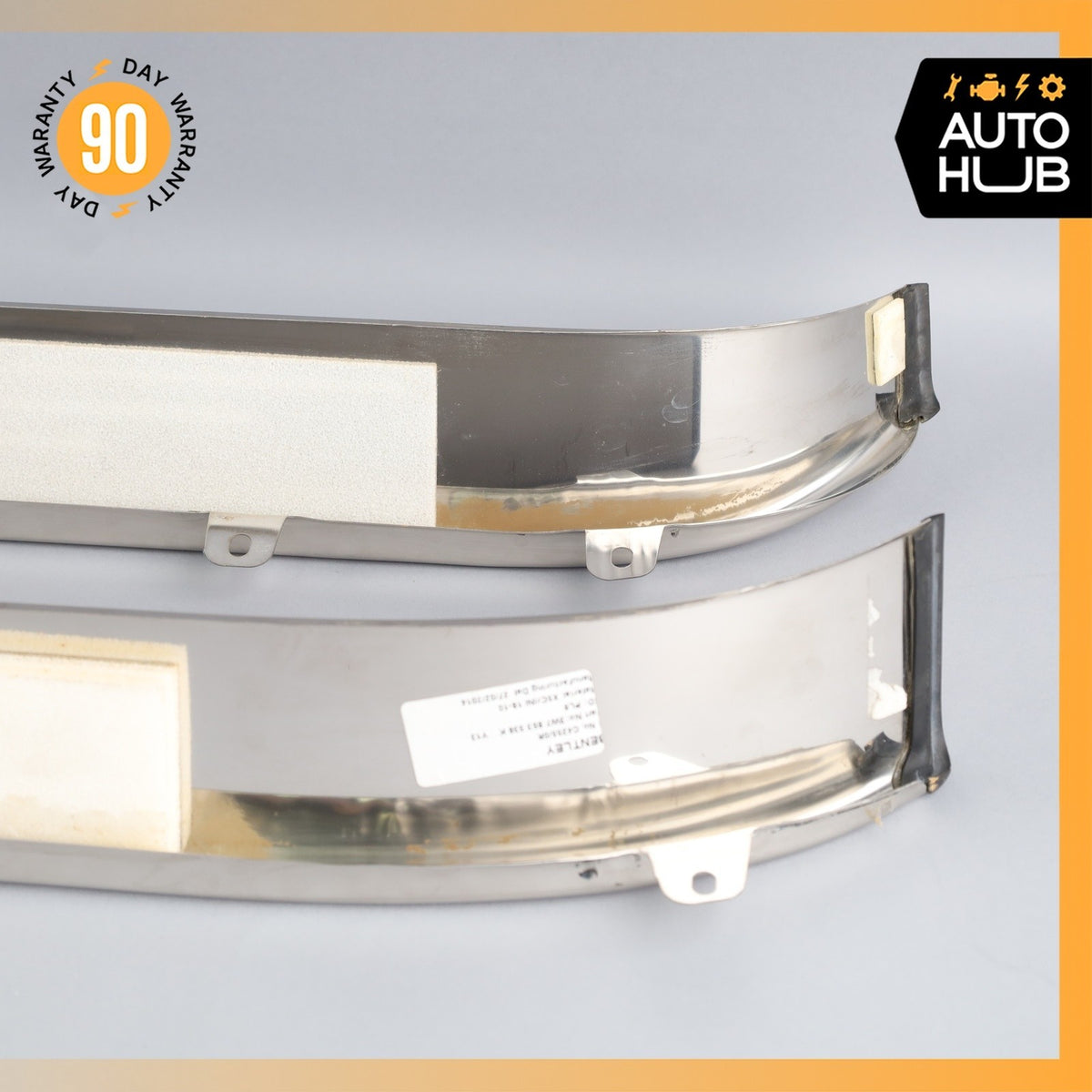 12-18 Bentley Continental GTC Right & Left Side Outer Door Step Sill Set OEM - photo 11