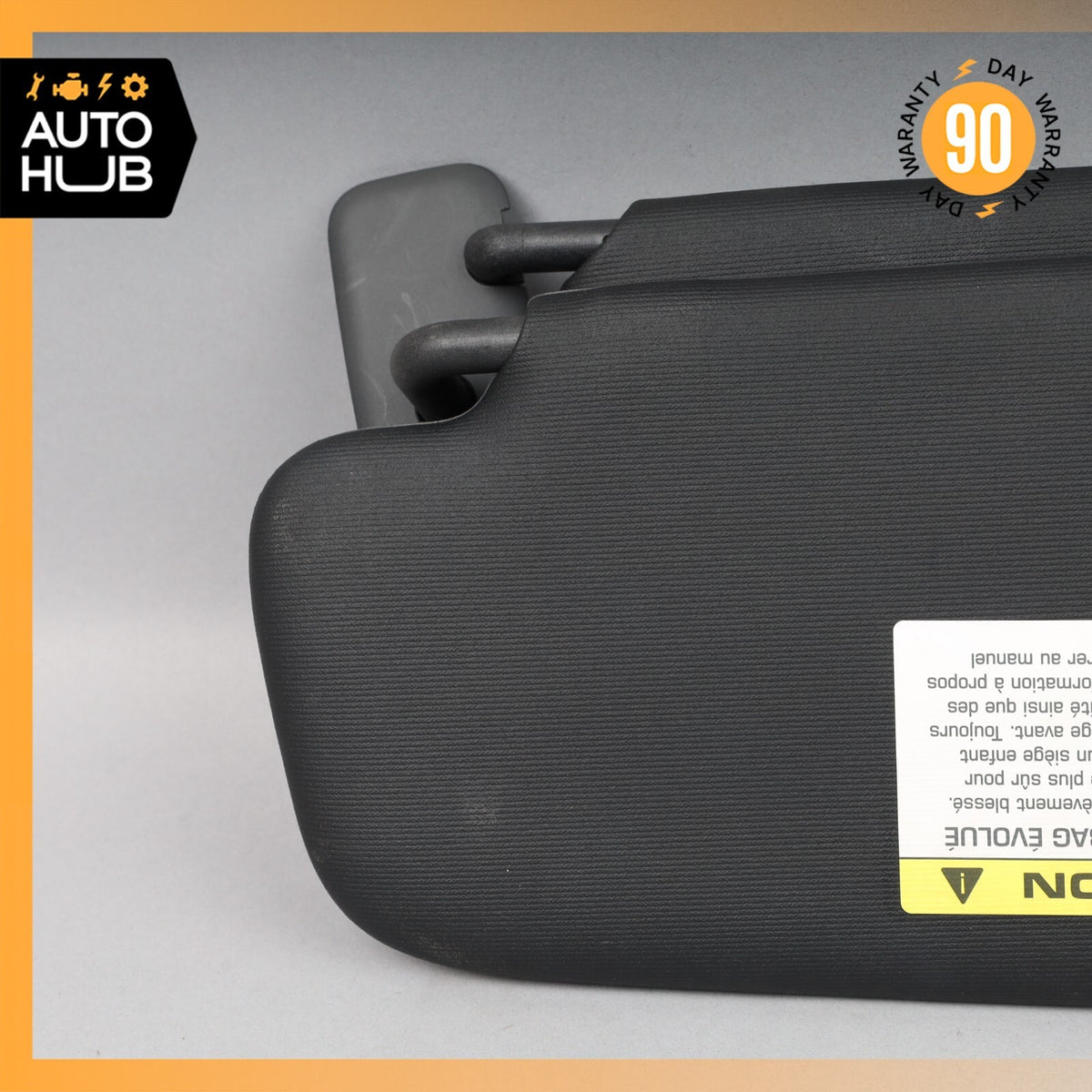 11-14 Porsche Cayenne 958 Hybrid S Sun Visor Sunvisor Front Right Side Black OEM - photo 14