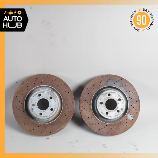 03-06 Mercedes W215 C55 S600 Front Left & Right Brake Rotors Disc Set of 2 OEM - photo 1