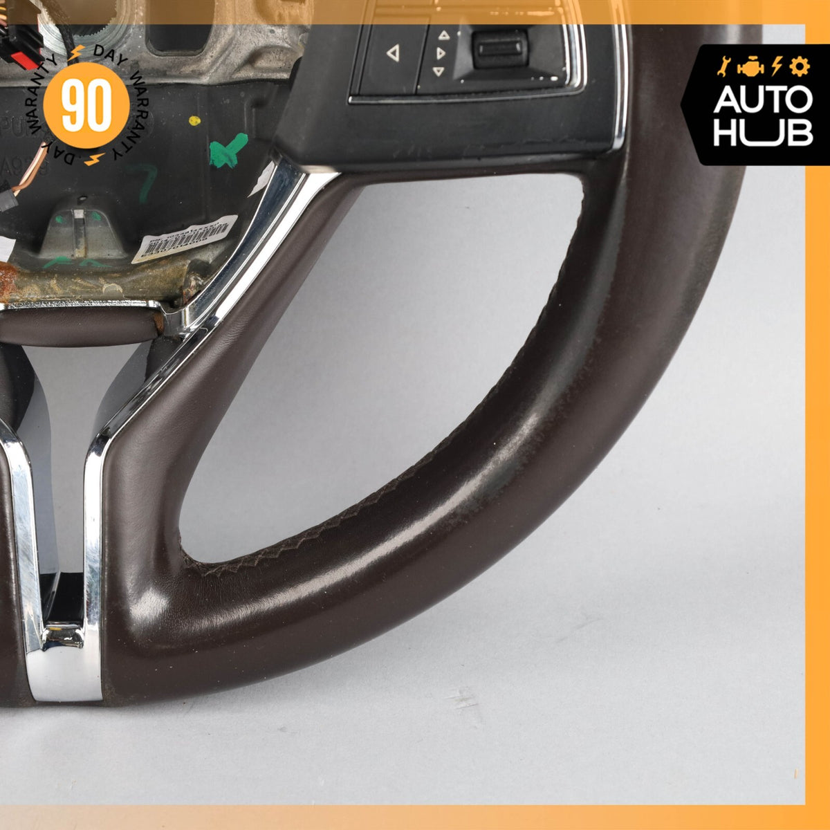 14-20 Maserati Quattroporte M156 S Q4 Ghibli M157 Steering Wheel Brown OEM - photo 5