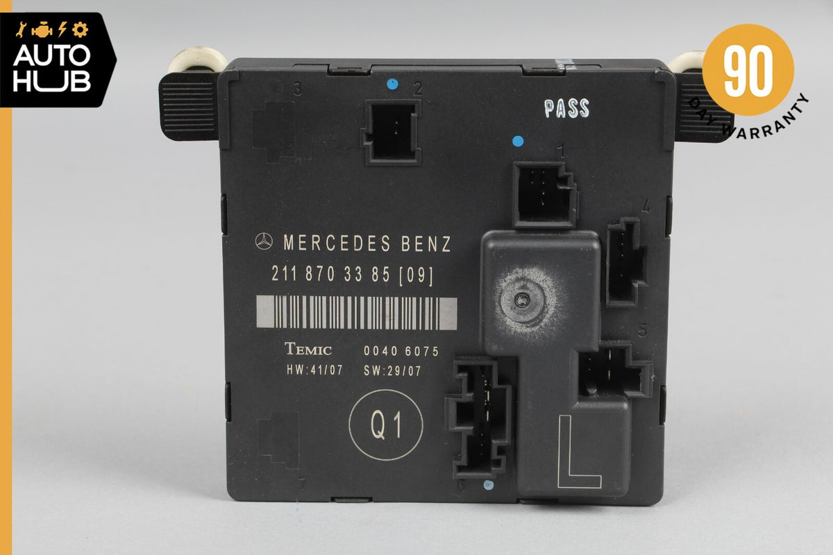 07-09 Mercedes W211 E350 E550 E320 Rear Left Door Control Module 2118703385 OEM - photo 1