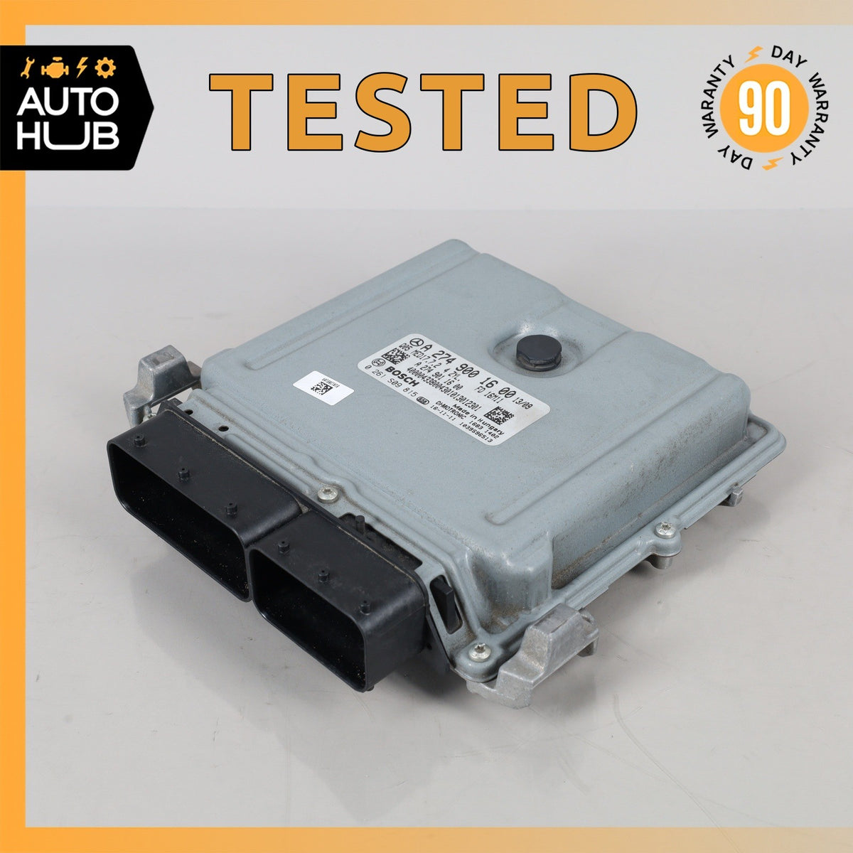 16-23 Mercedes W205 C300 GLC300 M274 ECU Engine Control Module Unit OEM - photo 1