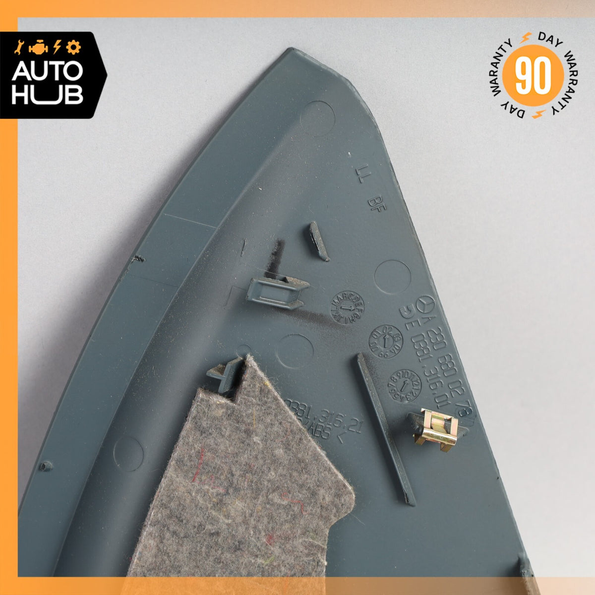 03-06 Mercedes R230 SL500 SL55 Right Side Dashboard Dash Trim Panel Cover OEM - photo 10