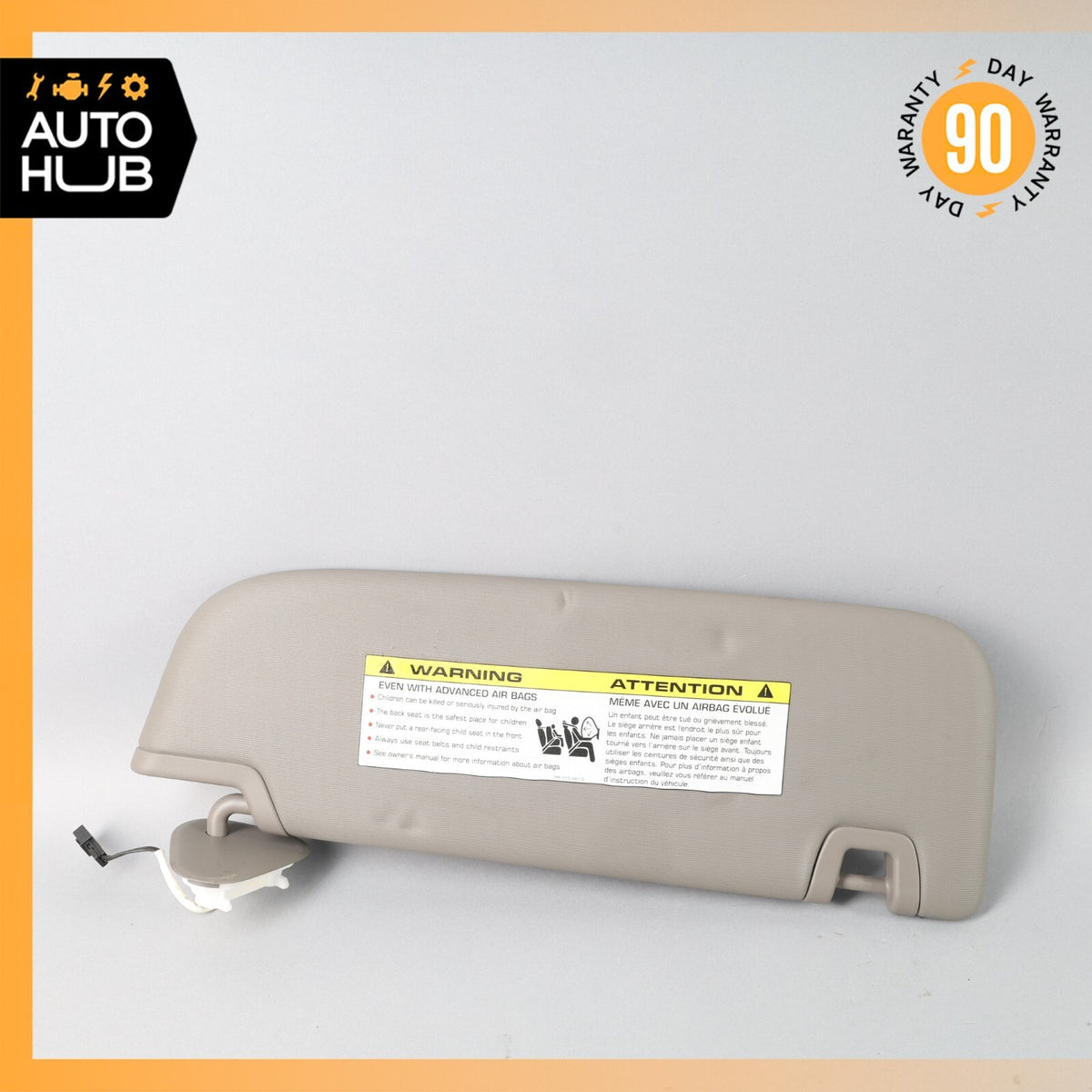 10-16 Porsche Panamera 970 Hybrid Left Driver Side Sun Visor Sunvisor OEM 89k - photo 3