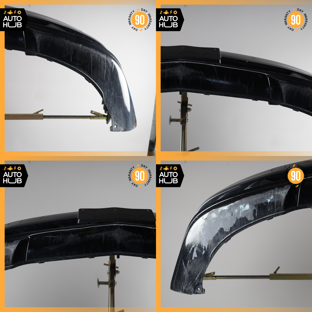 10-13 Mercedes W221 S400 S550 Base Front Bumper Cover Assembly Black OEM - photo 17