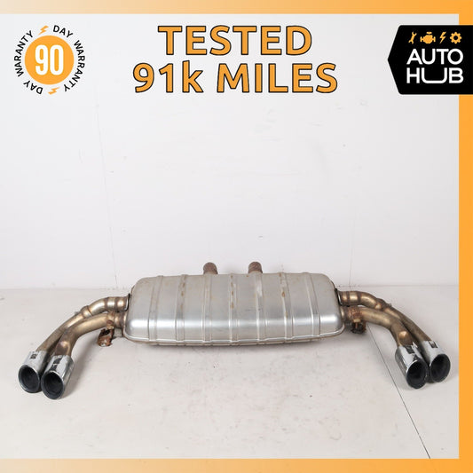 15-18 Porsche Cayenne 958 Turbo Quad Exhaust Assembly w/ Valves 95811191210 OEM - photo 1