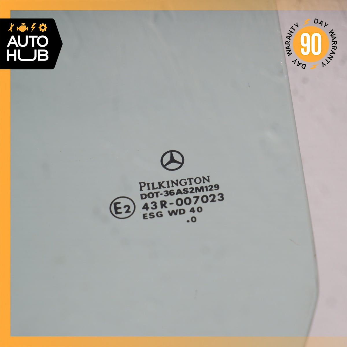 01-04 Mercedes R170 SLK230 Front Left Driver Side Door Window Glass OEM - photo 8