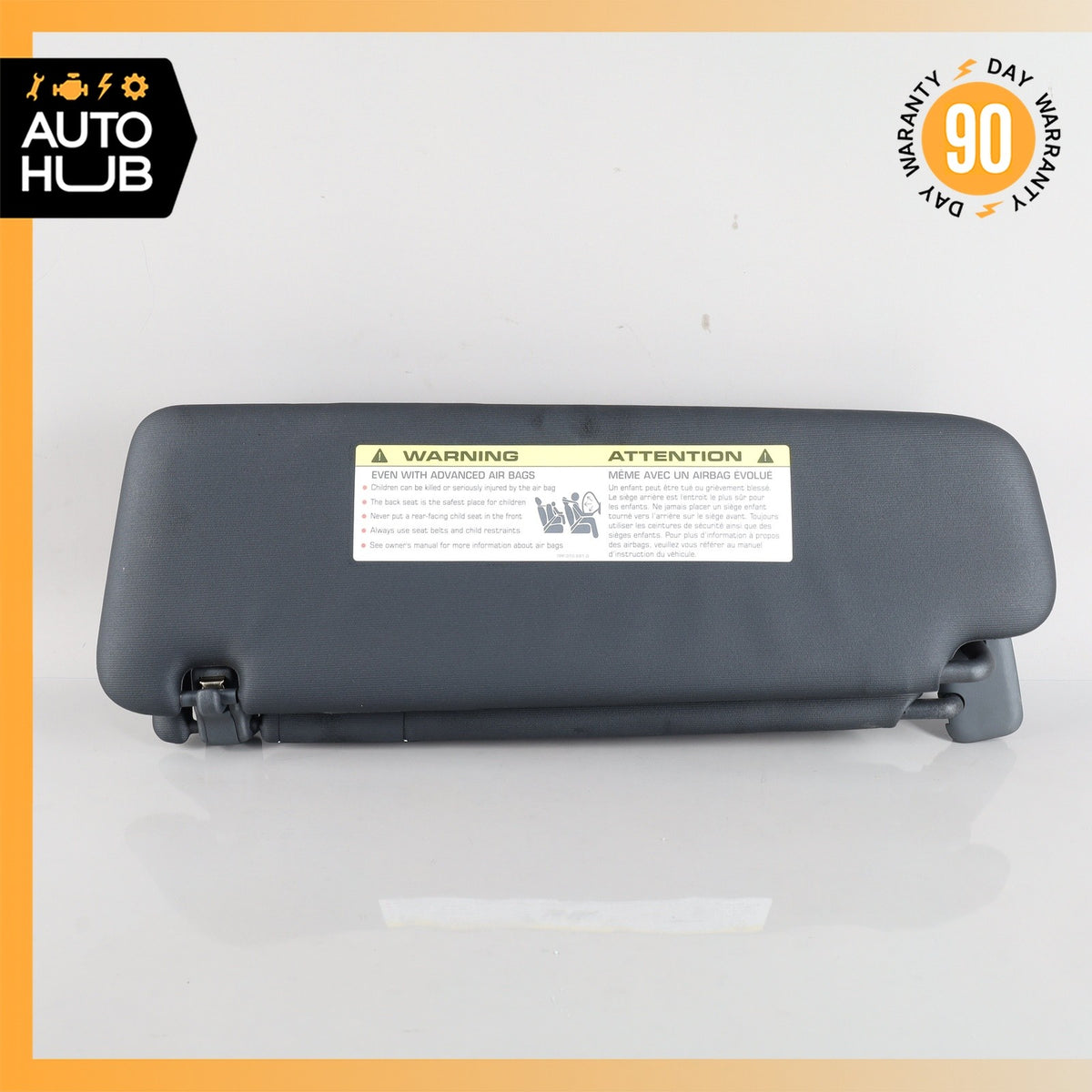 11-18 Porsche Cayenne 958 S Sun Visor Sunvisor Front Right Side Black OEM - photo 13