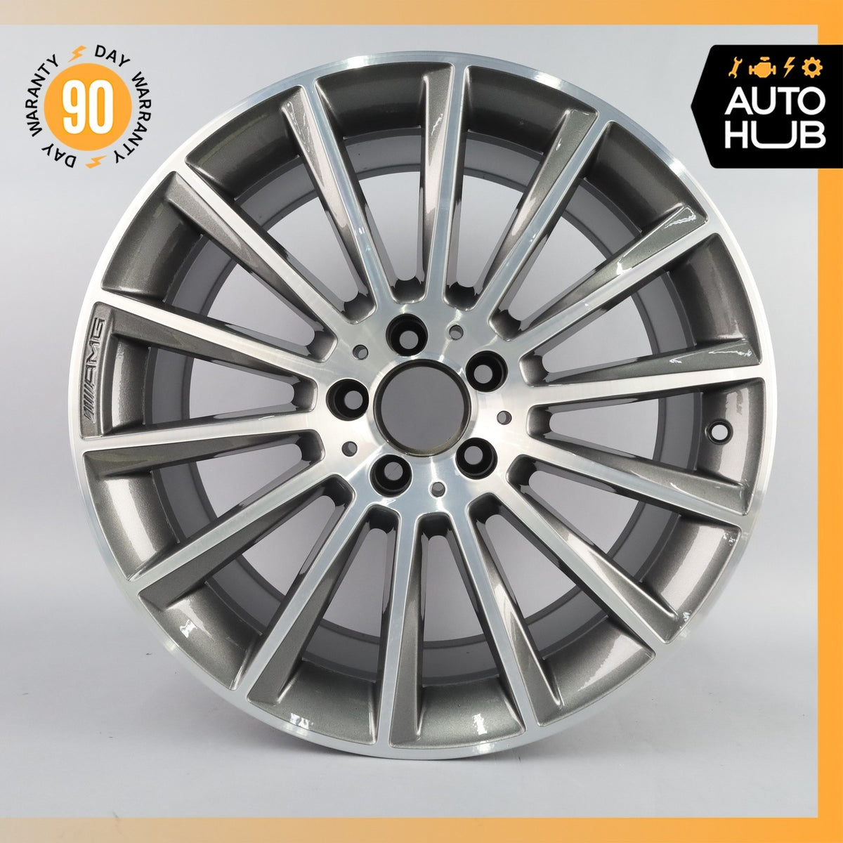 Mercedes W205 C300 C400 C43 AMG 8.5 x 19 19" Rear Wheel Rim 2054011400 OEM - photo 2